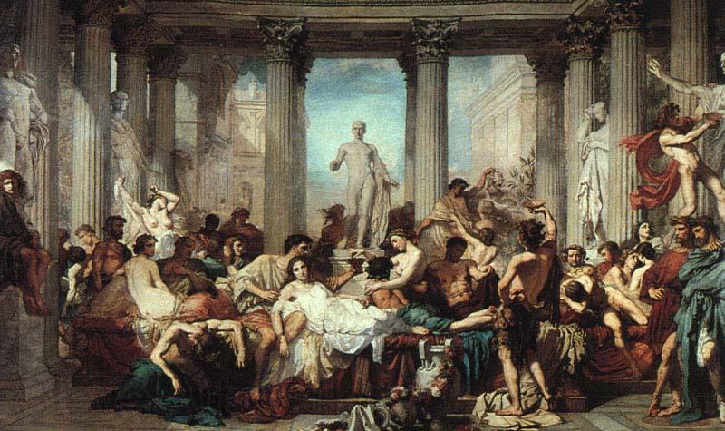 Thomas Couture Romans in the Decadence of the Empire Norge oil painting art